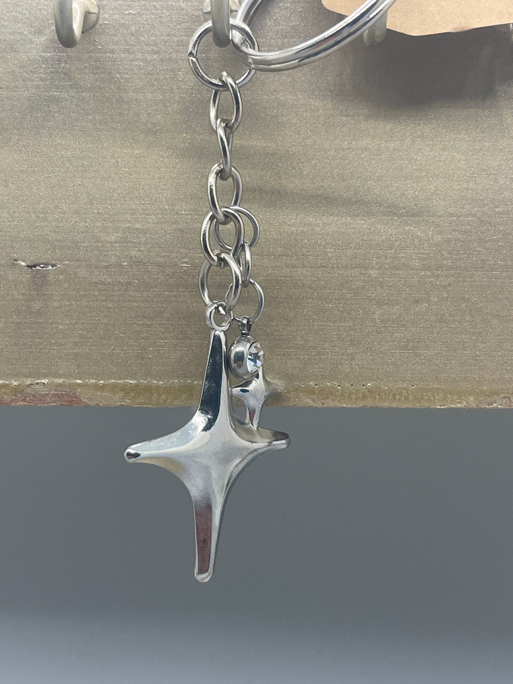 Ugly Star & Gem keychain