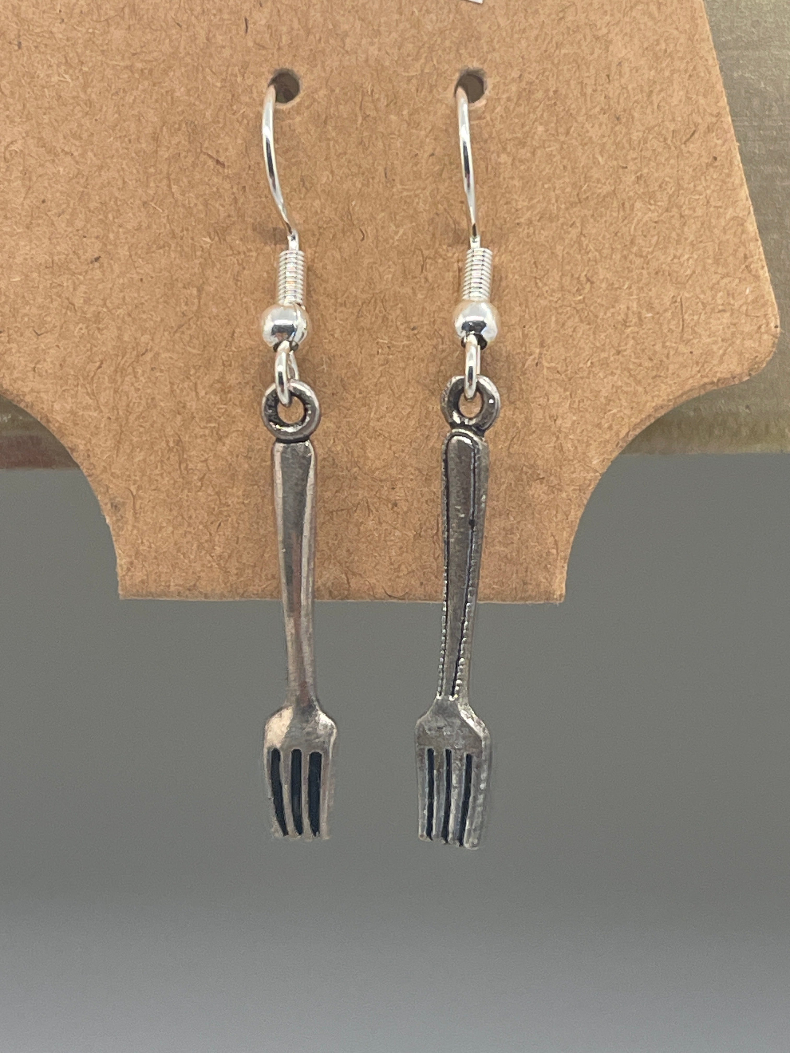 Fork Earrings