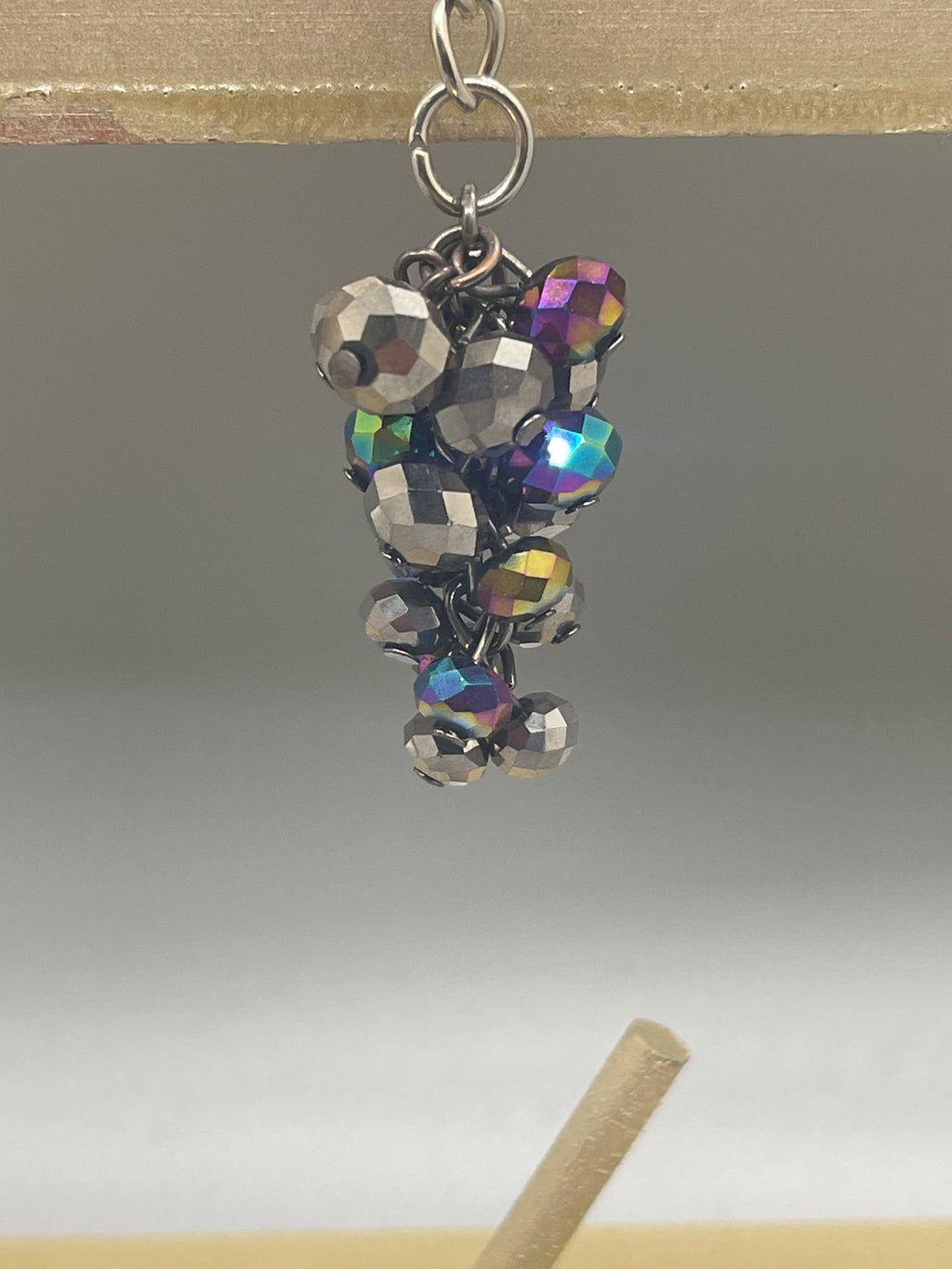 Glass Beaded keychain cluster