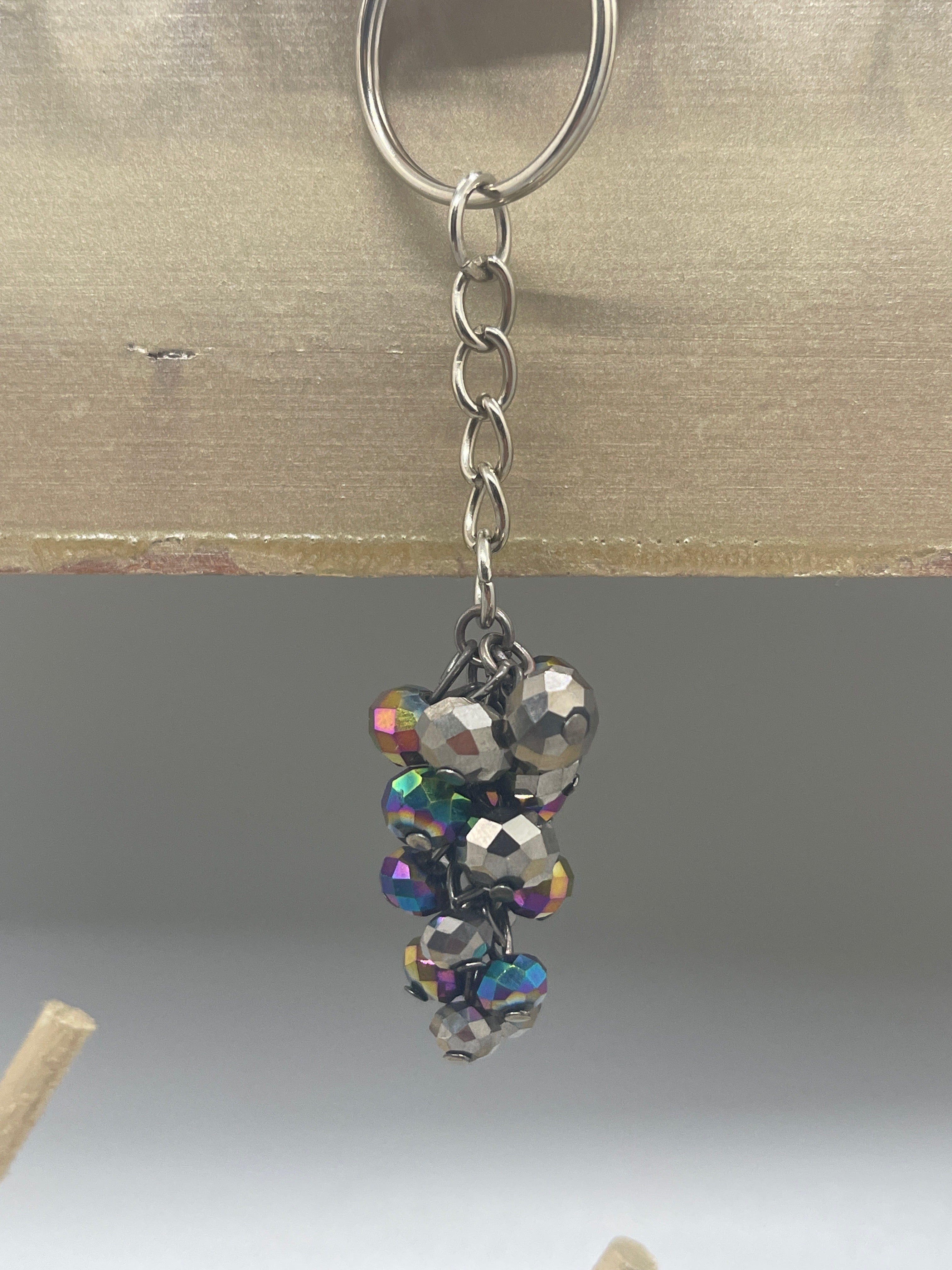 Glass Beaded keychain cluster