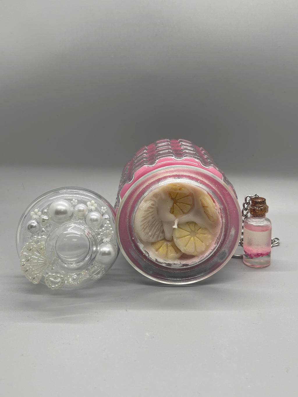 Lemon Pink Princess Candle