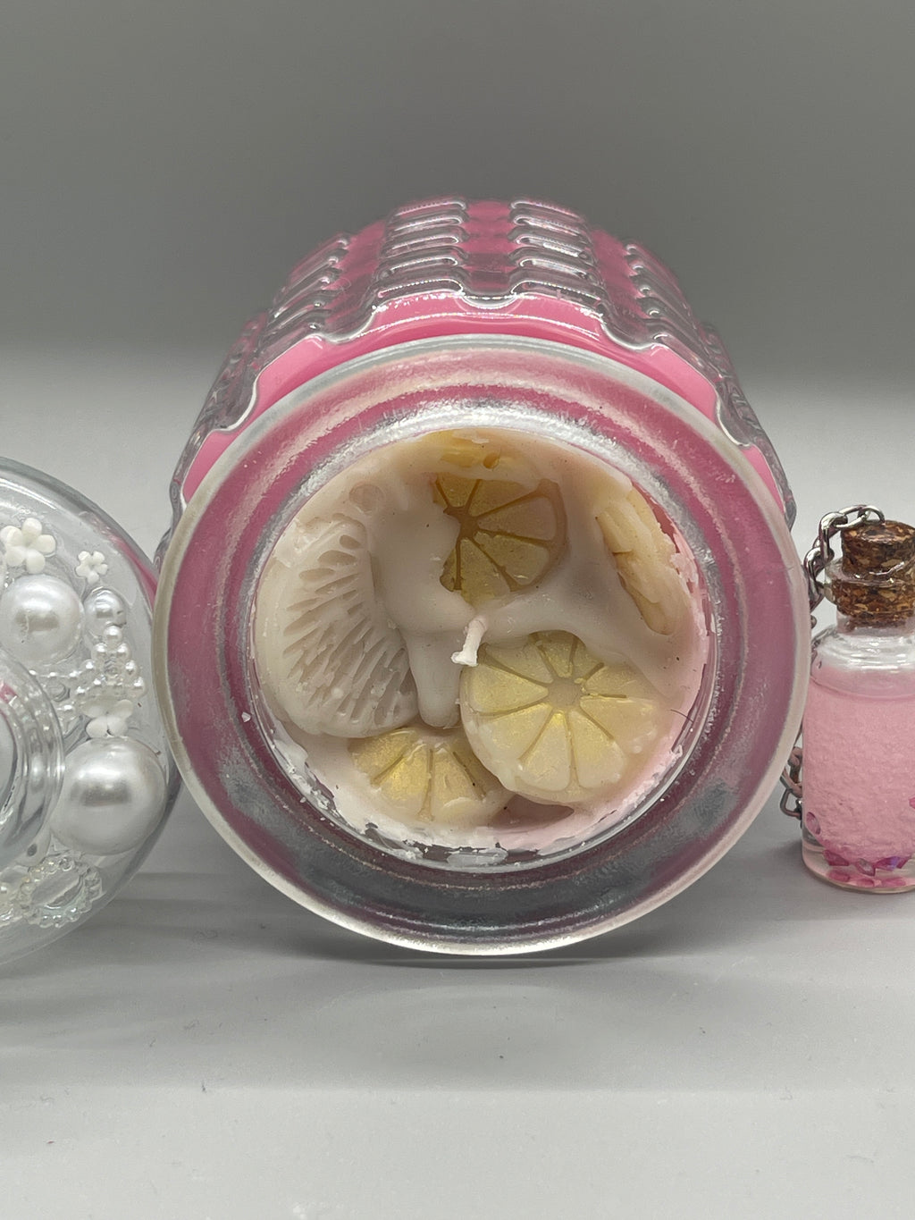 Lemon Pink Princess Candle
