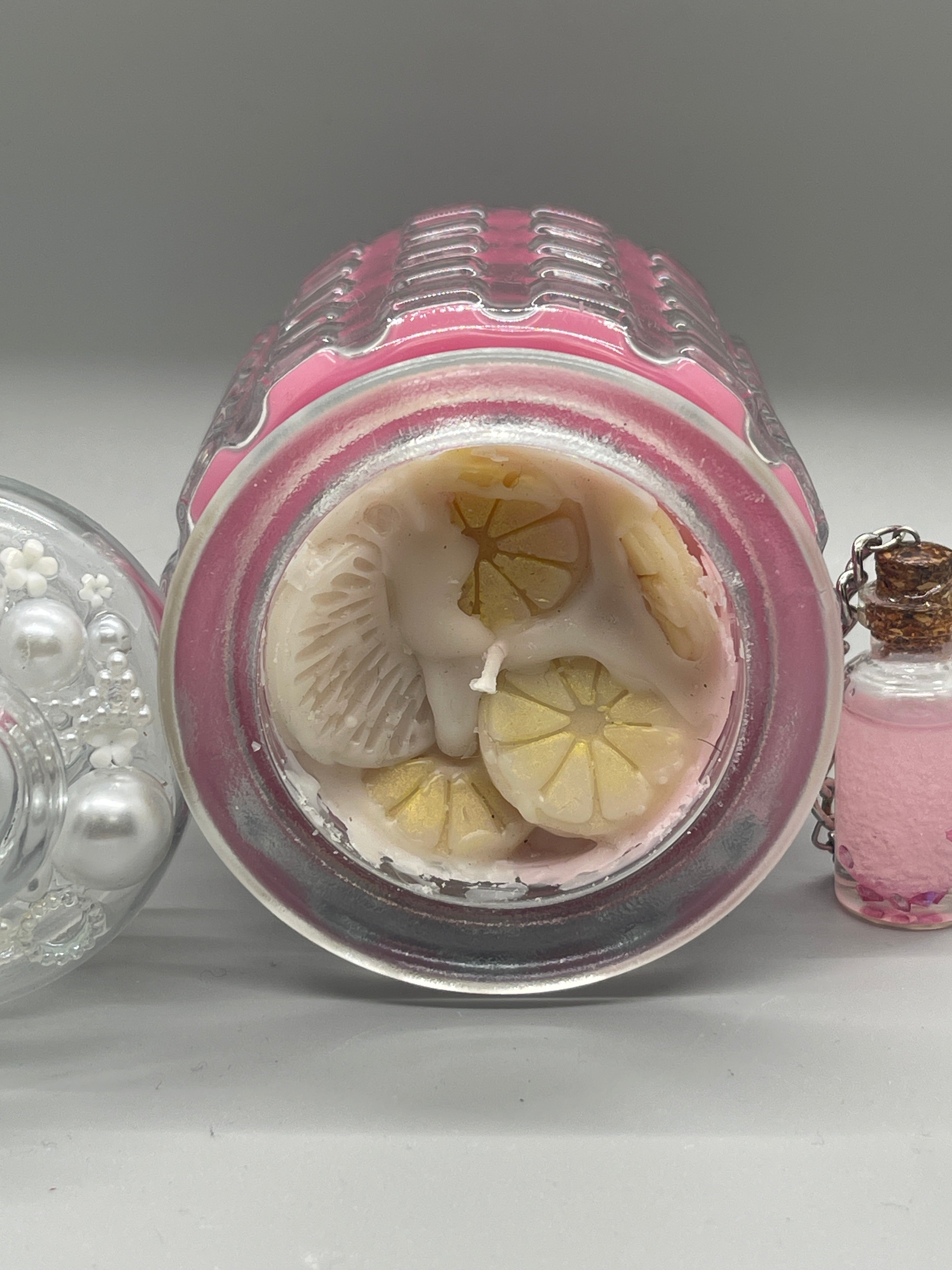 Lemon Pink Princess Candle