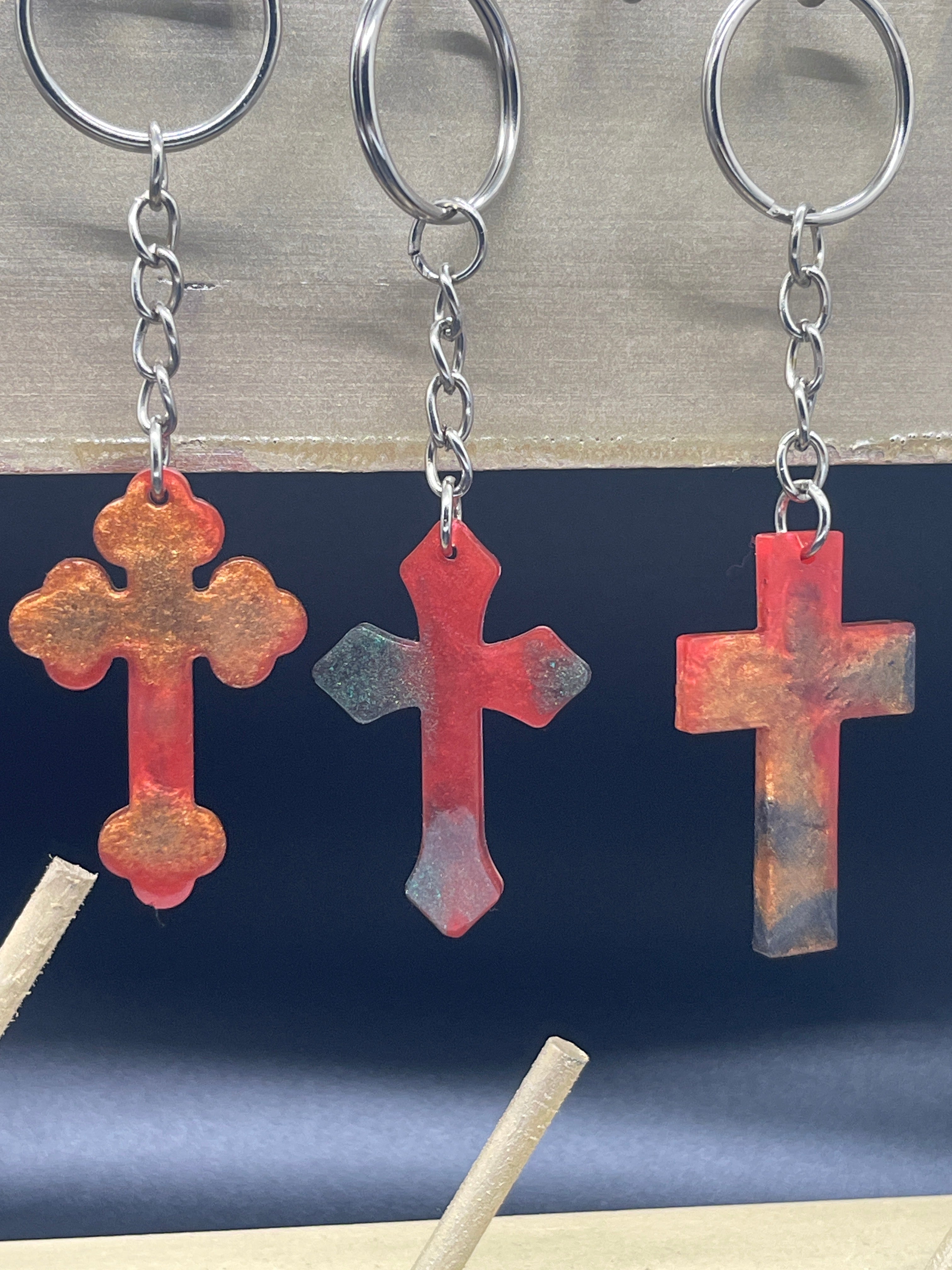 Custom Cross Keychains!
