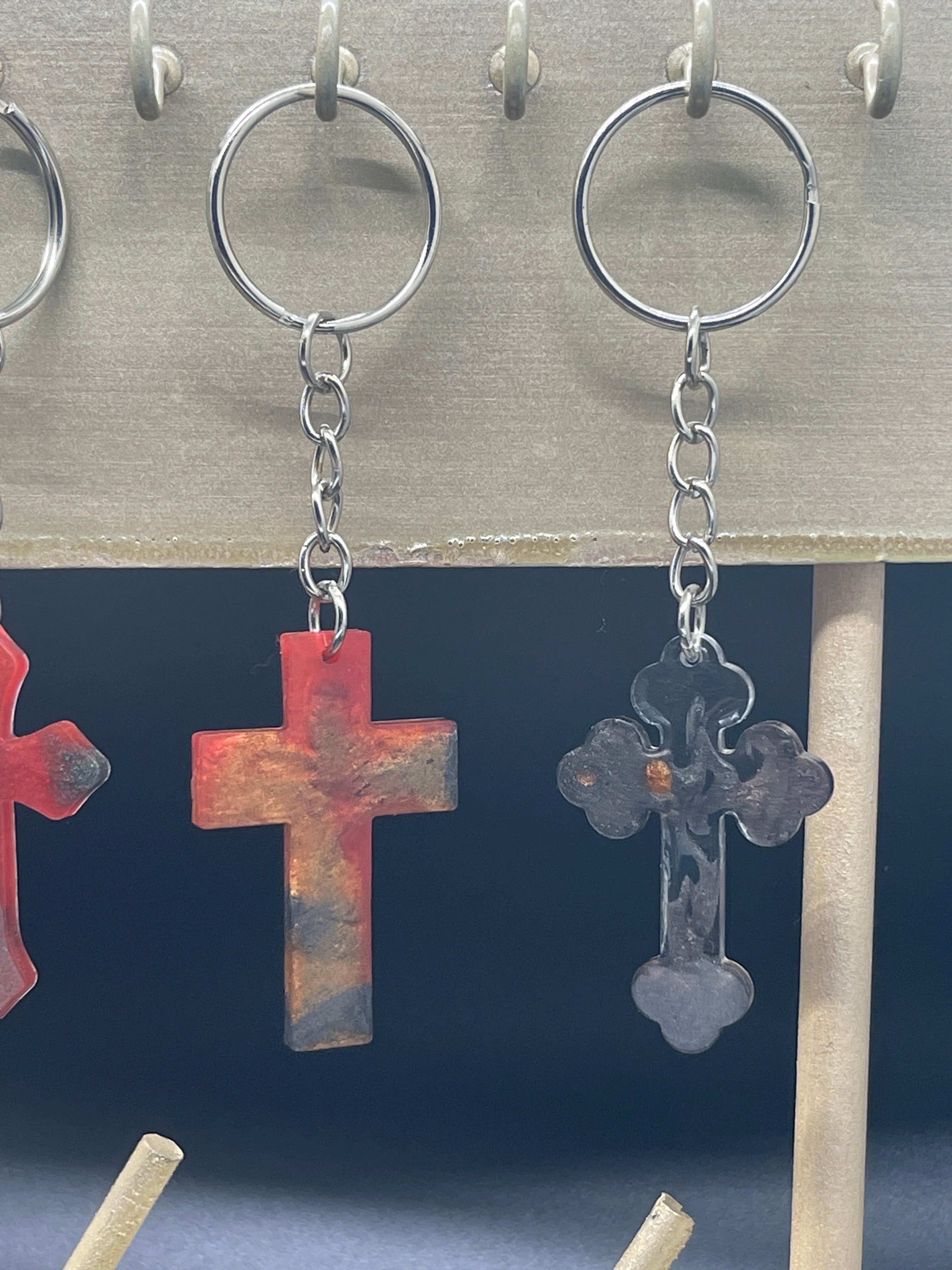 Custom Cross Keychains!