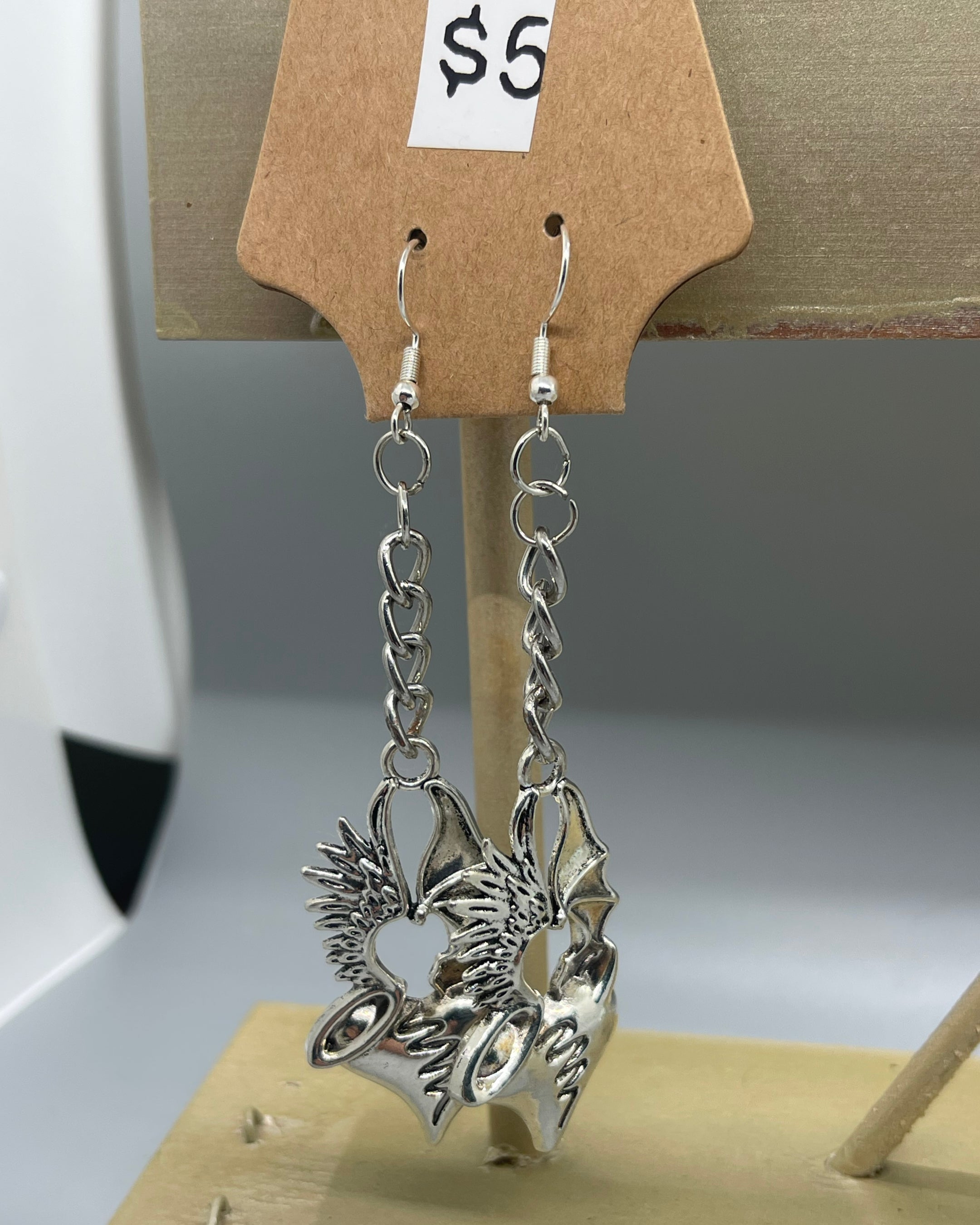Angel / Demon Hybrid earrings