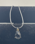 Plastic costume pendant necklace