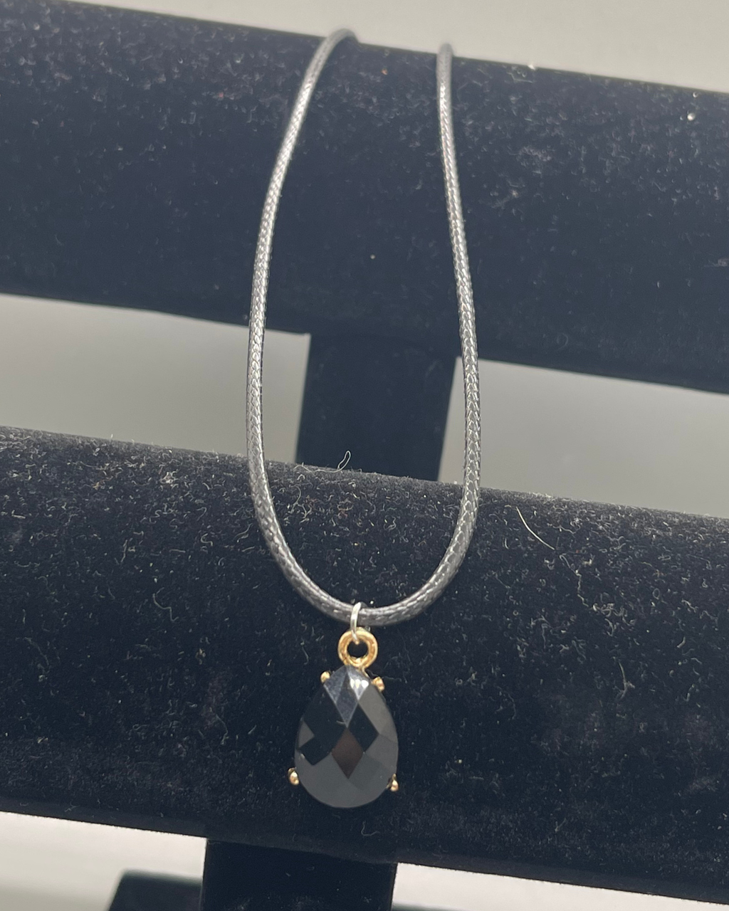 Plastic costume pendant necklace
