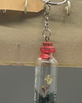 Plant in a bottle Keychain