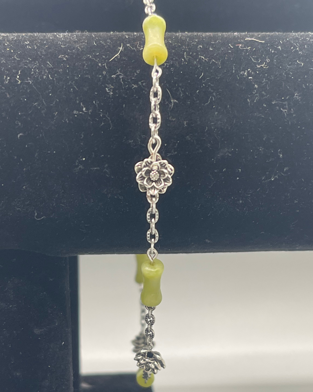 Lotus & Jade Necklace